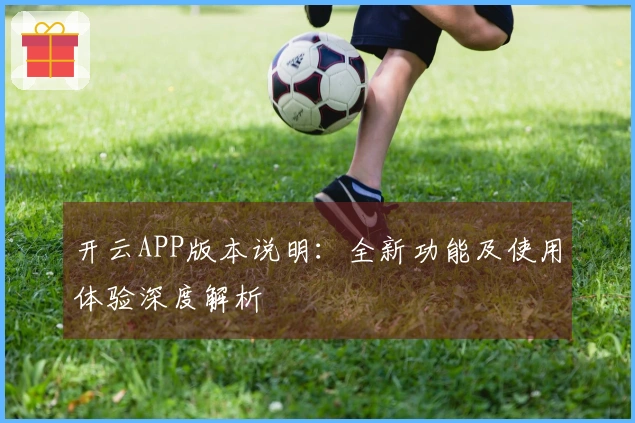 开云APP版本说明：全新功能及使用体验深度解析