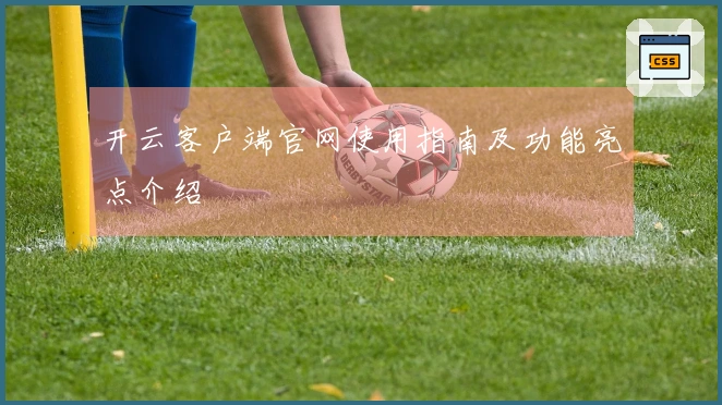 开云客户端官网使用指南及功能亮点介绍